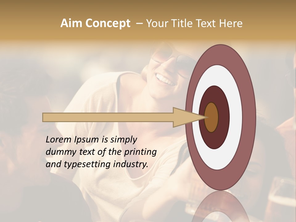 Graduation Vacations Horizontal PowerPoint Template