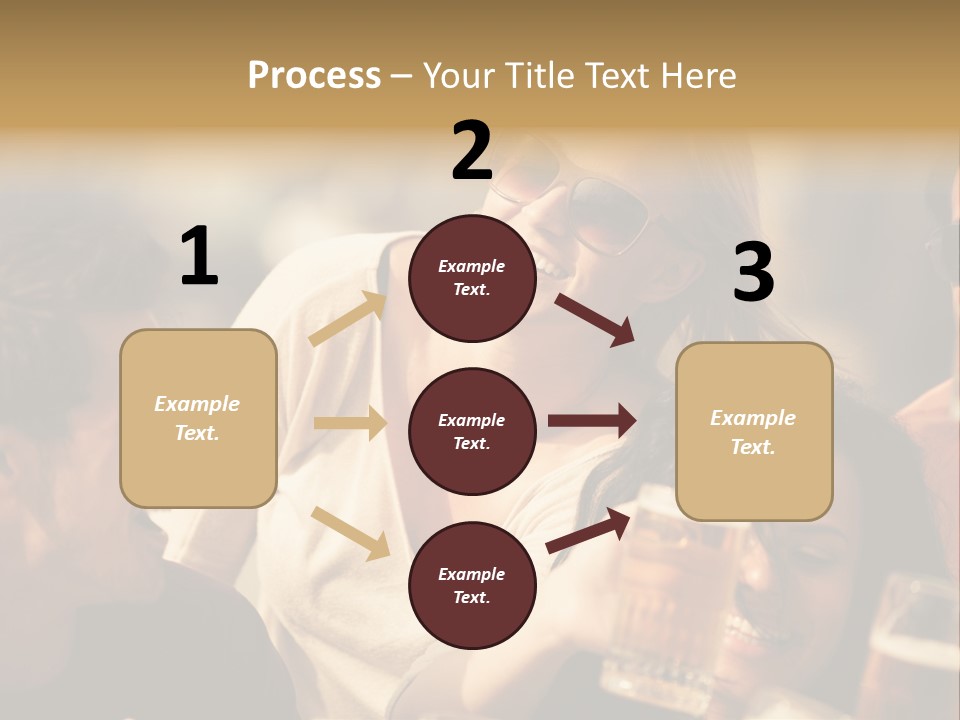 Graduation Vacations Horizontal PowerPoint Template