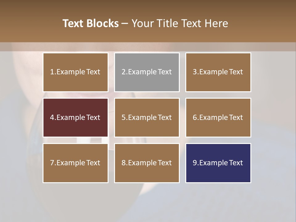 A Woman Holding A Glass Of Wine With Her Eyes Closed PowerPoint Template