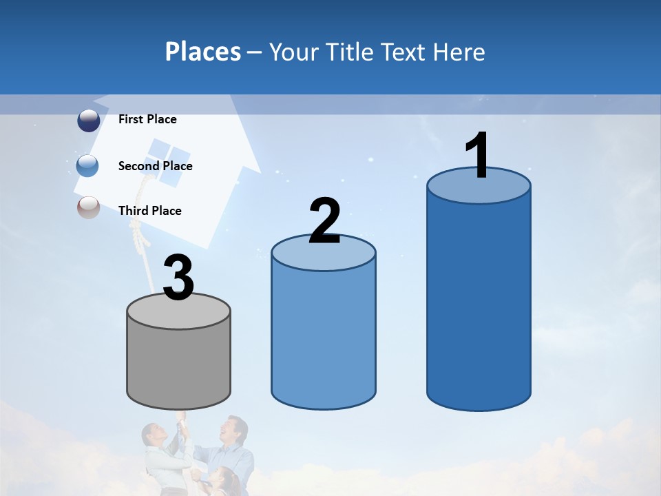 Grey Office Economy PowerPoint Template