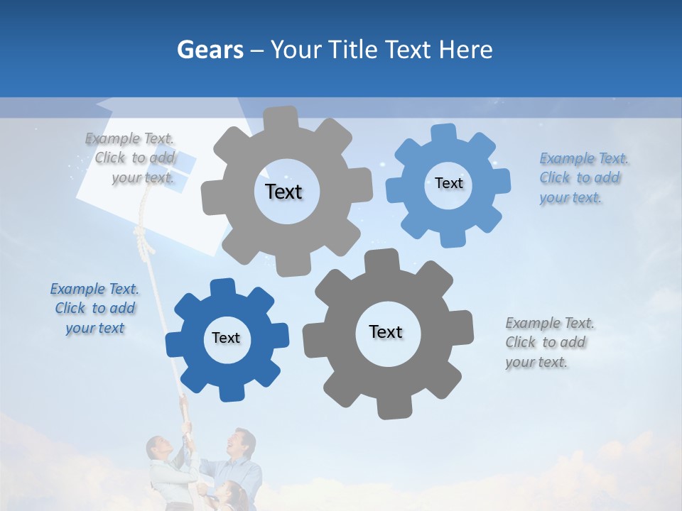 Grey Office Economy PowerPoint Template