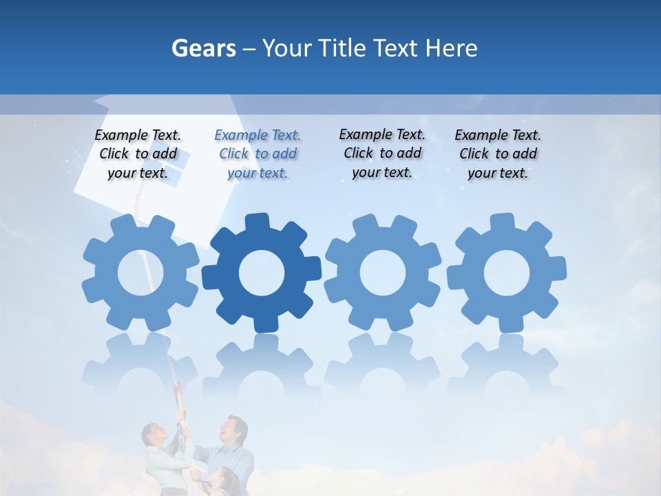 Grey Office Economy PowerPoint Template