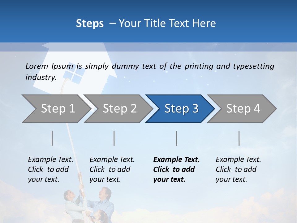 Grey Office Economy PowerPoint Template