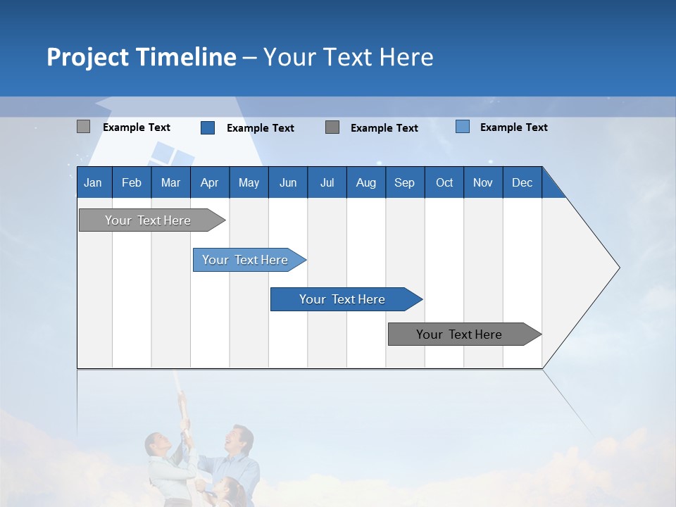 Grey Office Economy PowerPoint Template
