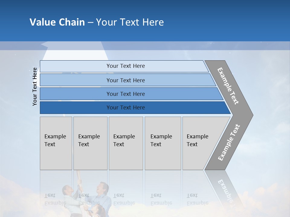 Grey Office Economy PowerPoint Template