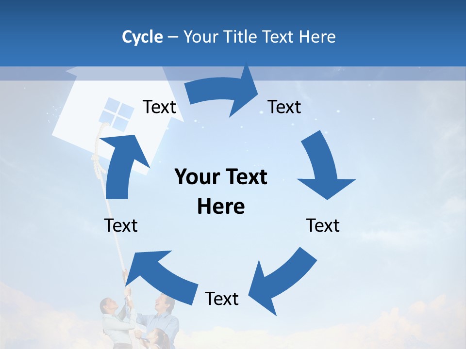 Grey Office Economy PowerPoint Template