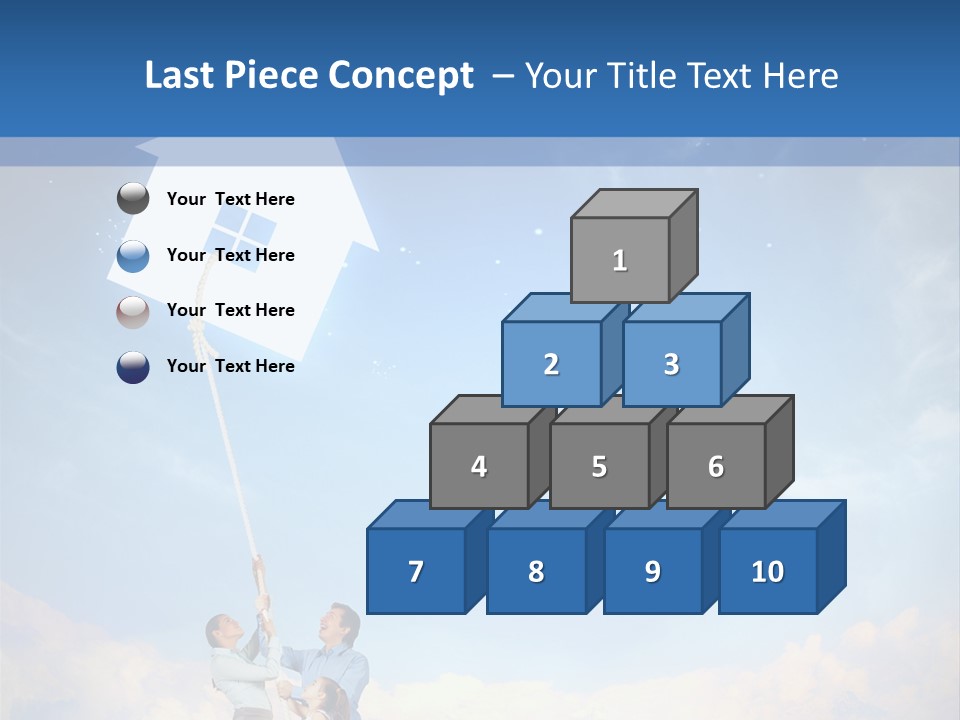 Grey Office Economy PowerPoint Template
