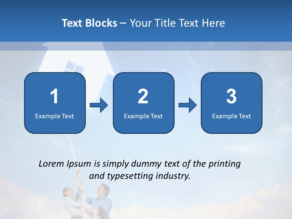Grey Office Economy PowerPoint Template