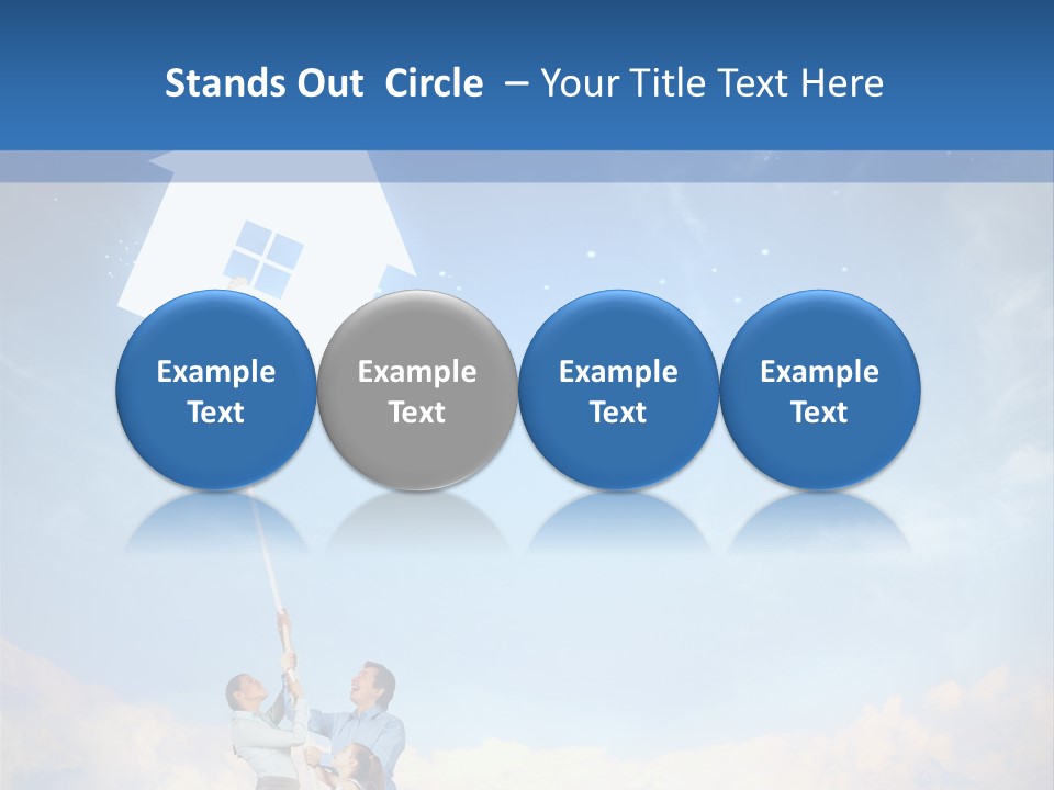 Grey Office Economy PowerPoint Template