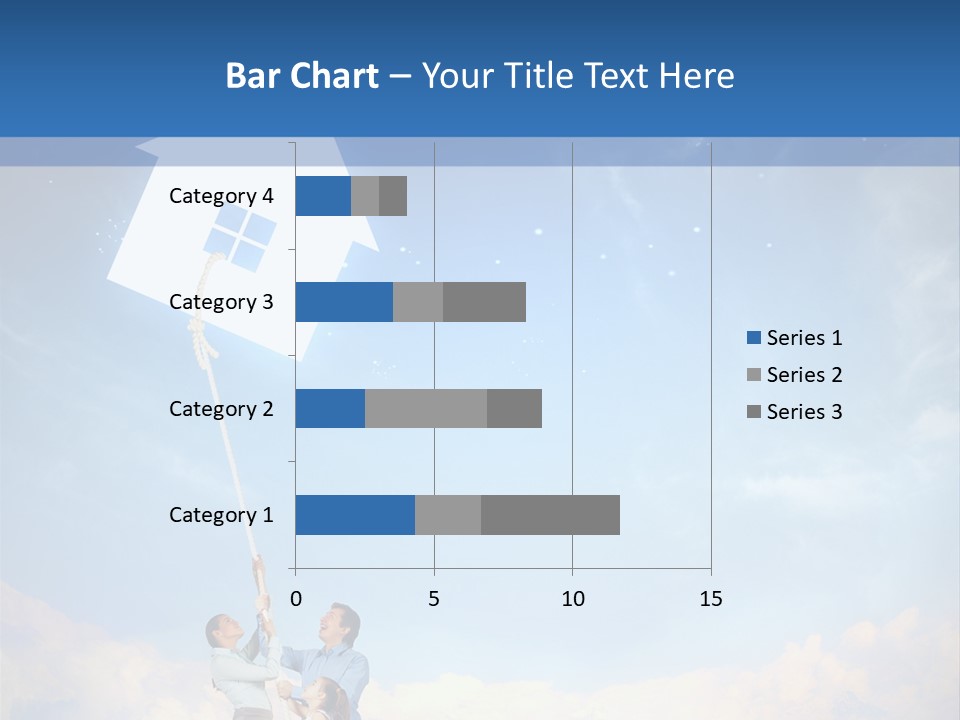 Grey Office Economy PowerPoint Template