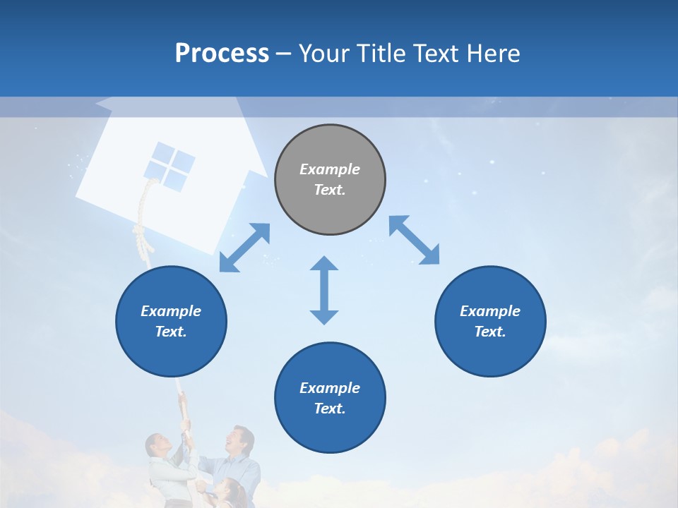 Grey Office Economy PowerPoint Template