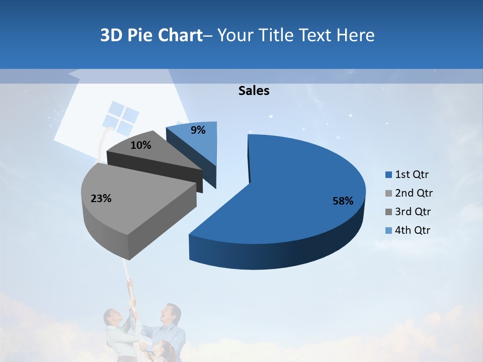 Grey Office Economy PowerPoint Template