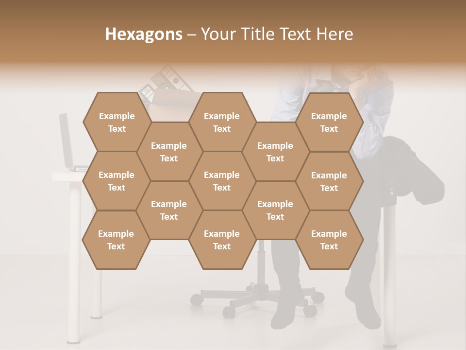 Grey Office Economy PowerPoint Template