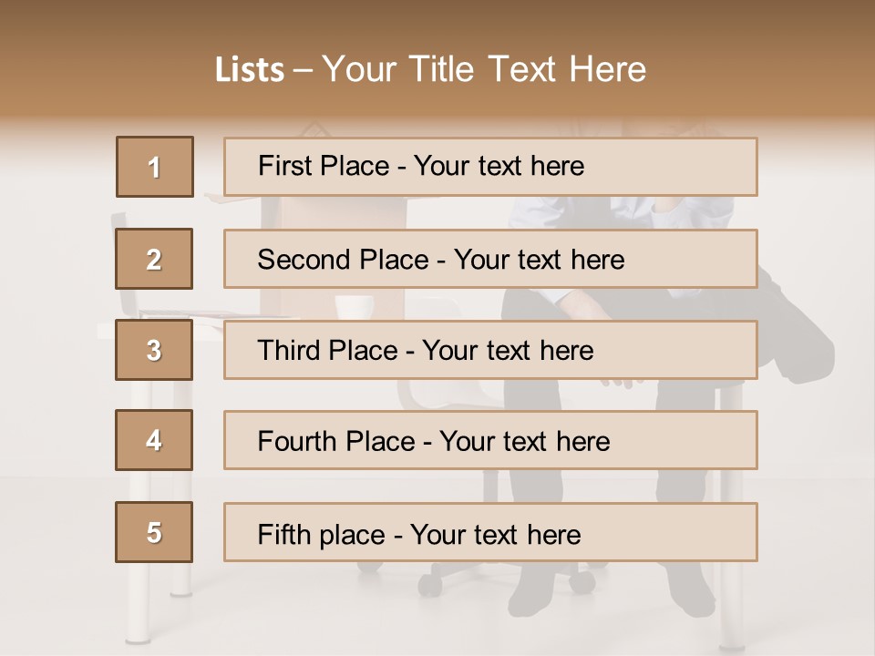 Grey Office Economy PowerPoint Template