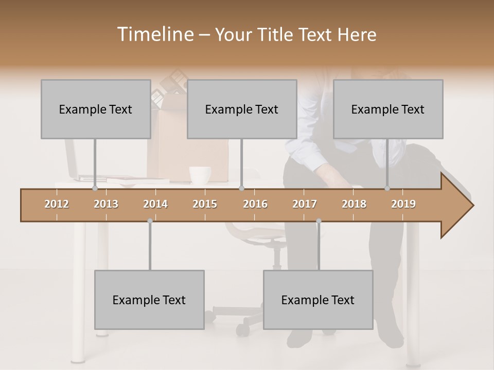 Grey Office Economy PowerPoint Template