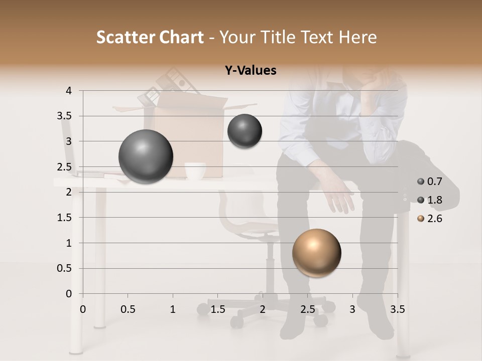 Grey Office Economy PowerPoint Template