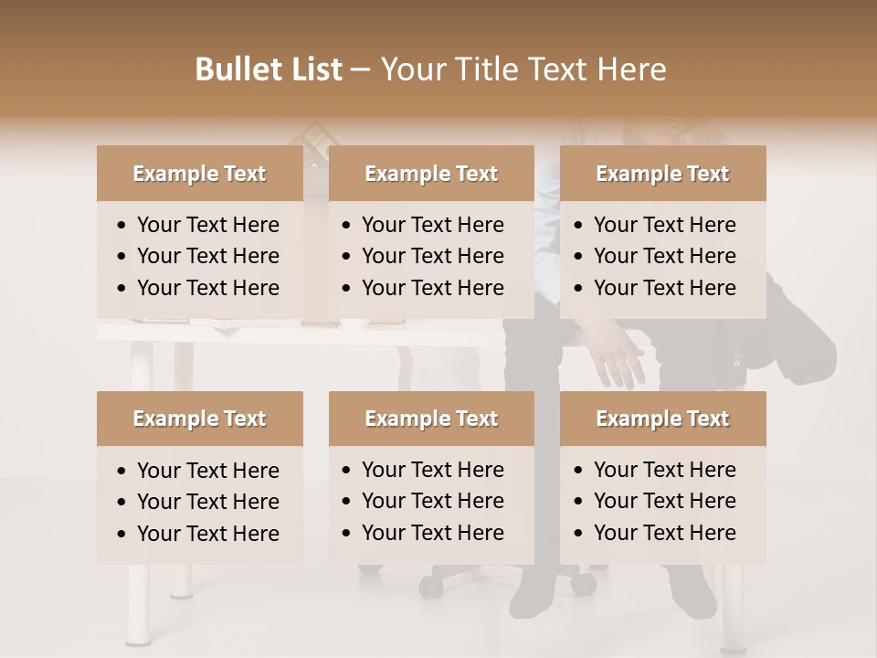 Grey Office Economy PowerPoint Template