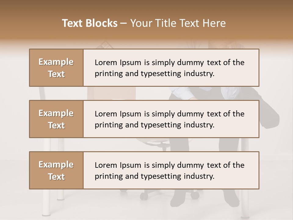 Grey Office Economy PowerPoint Template