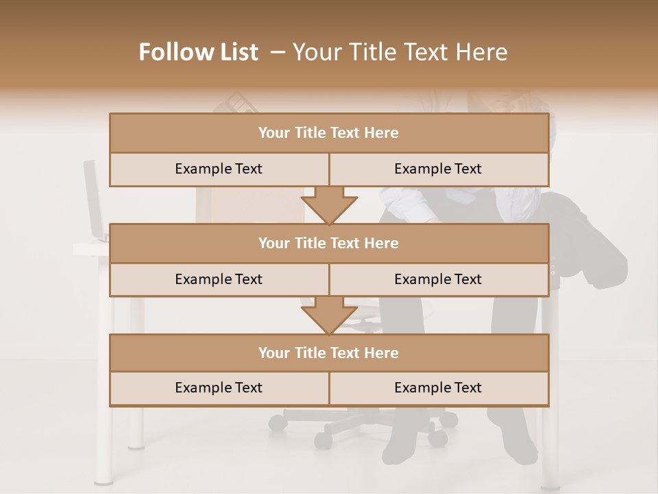Grey Office Economy PowerPoint Template