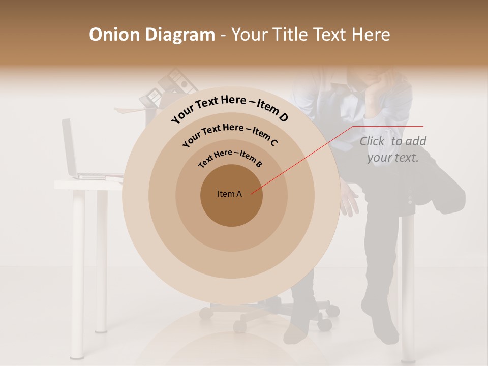 Grey Office Economy PowerPoint Template