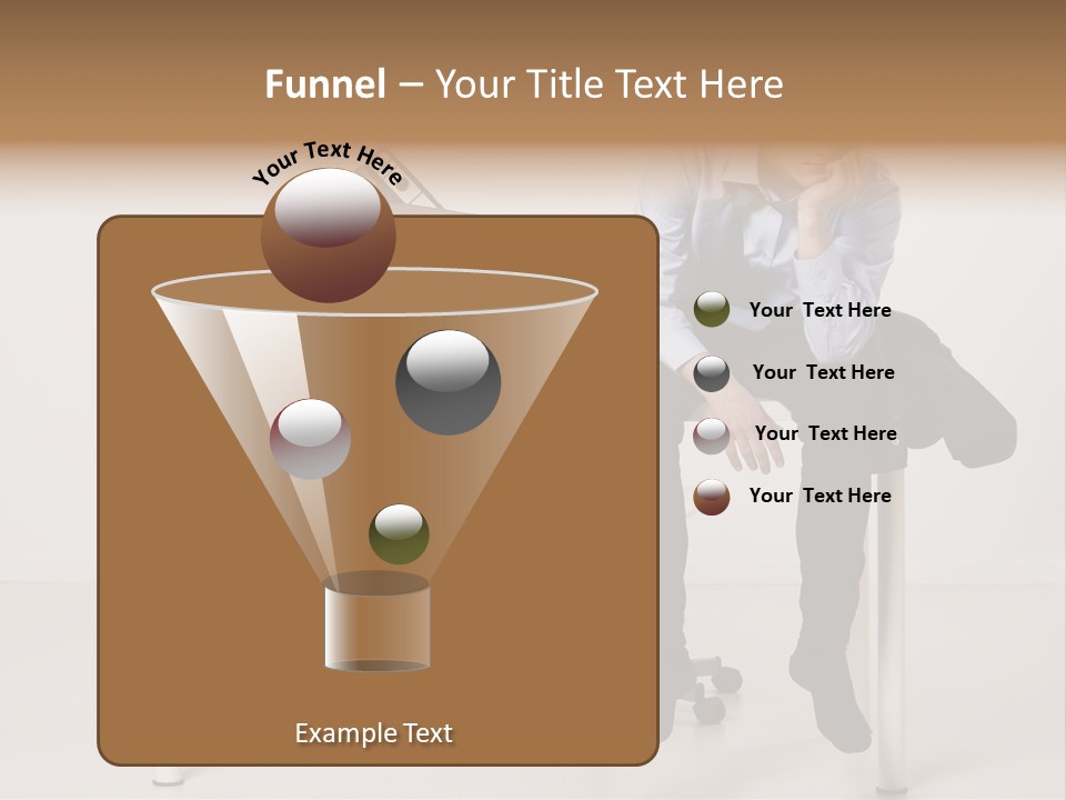 Grey Office Economy PowerPoint Template