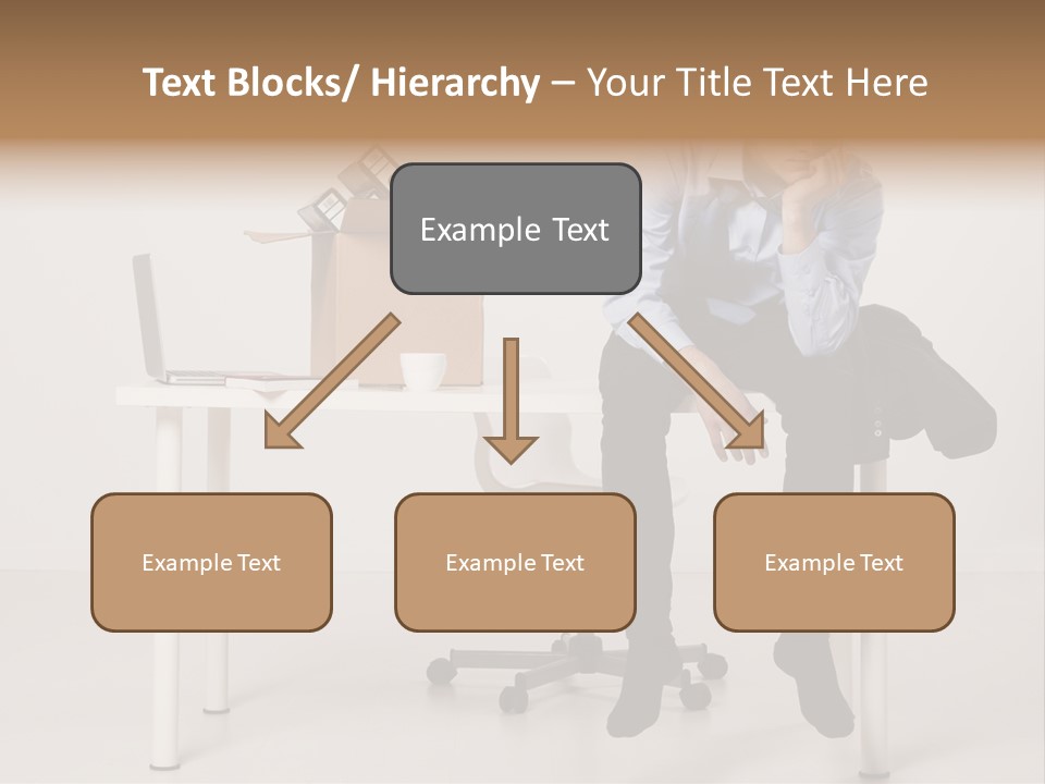 Grey Office Economy PowerPoint Template