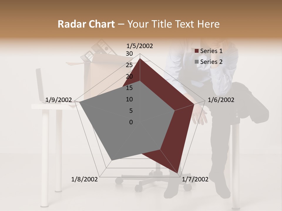 Grey Office Economy PowerPoint Template
