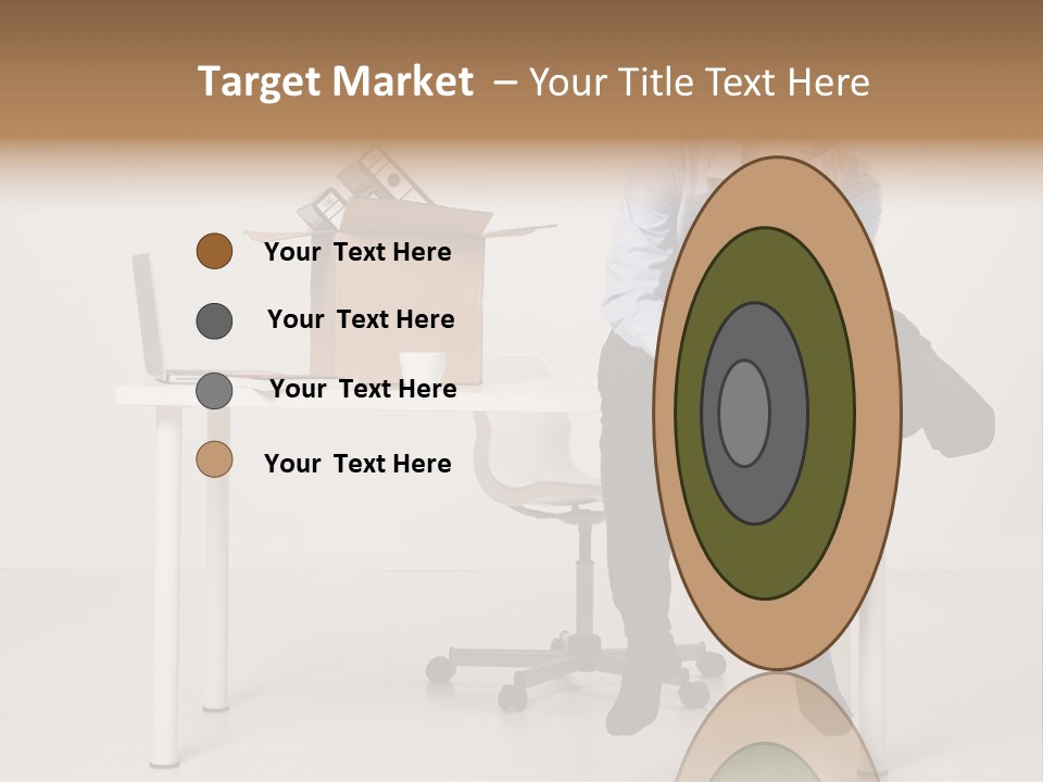 Grey Office Economy PowerPoint Template