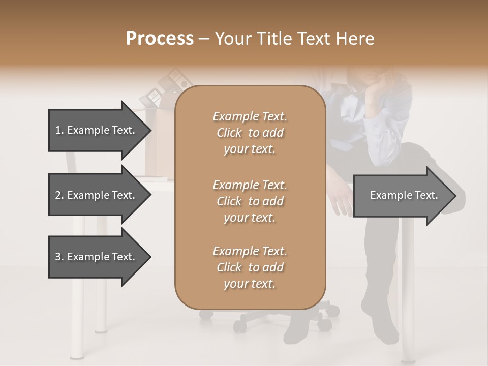Grey Office Economy PowerPoint Template