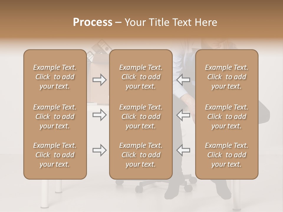 Grey Office Economy PowerPoint Template