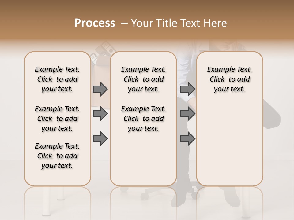 Grey Office Economy PowerPoint Template