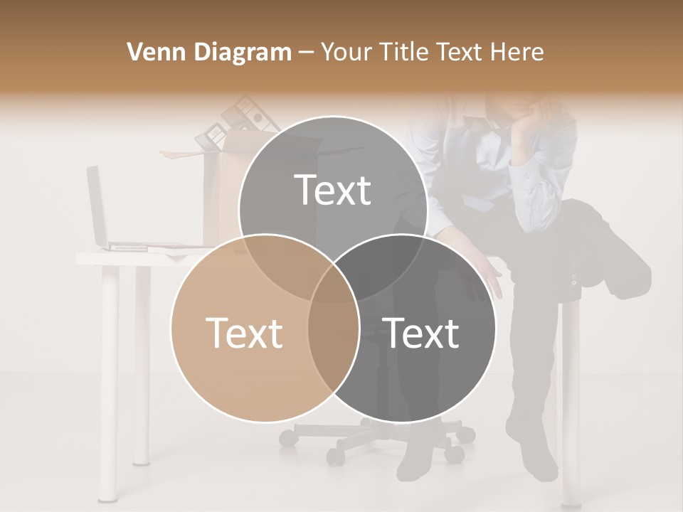 Grey Office Economy PowerPoint Template