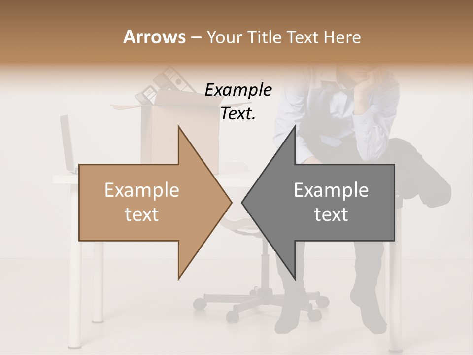 Grey Office Economy PowerPoint Template