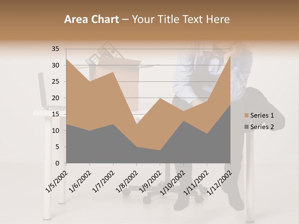 Grey Office Economy PowerPoint Template
