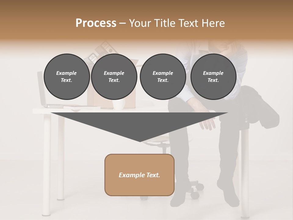 Grey Office Economy PowerPoint Template