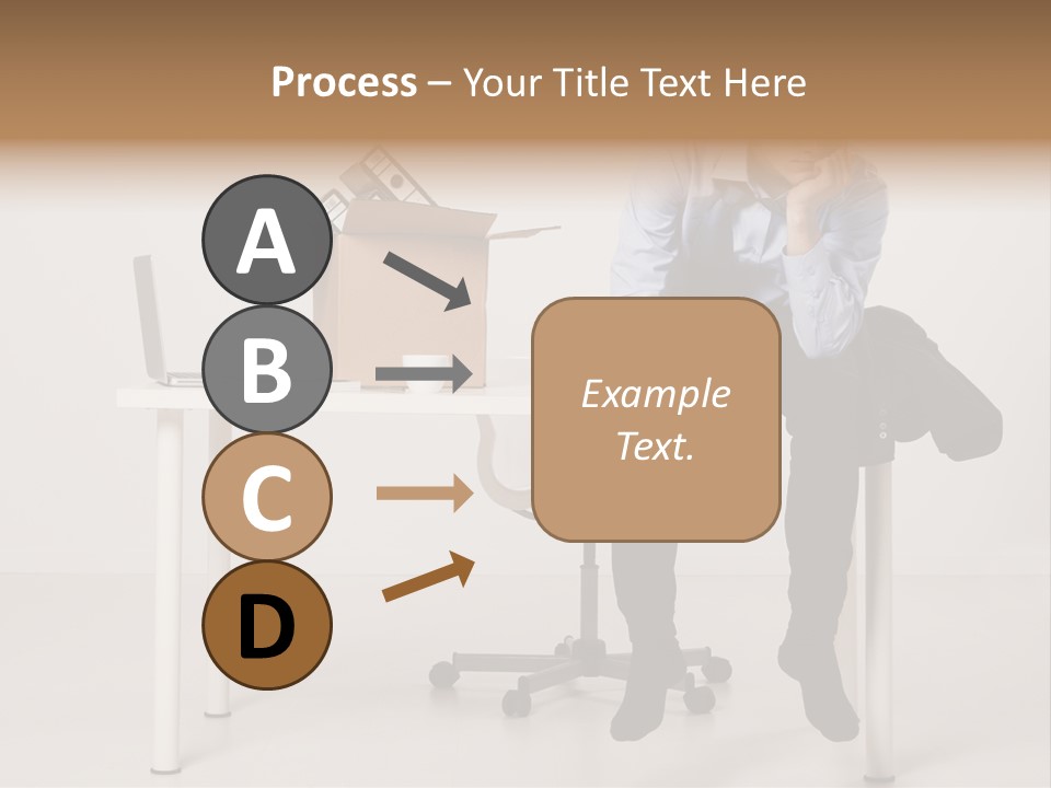 Grey Office Economy PowerPoint Template