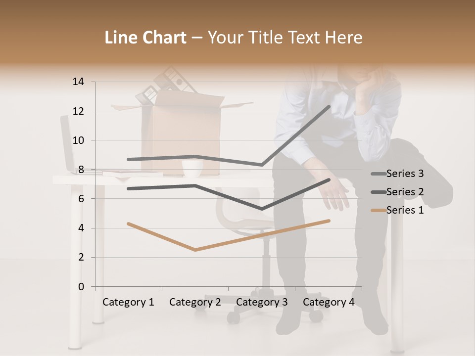 Grey Office Economy PowerPoint Template