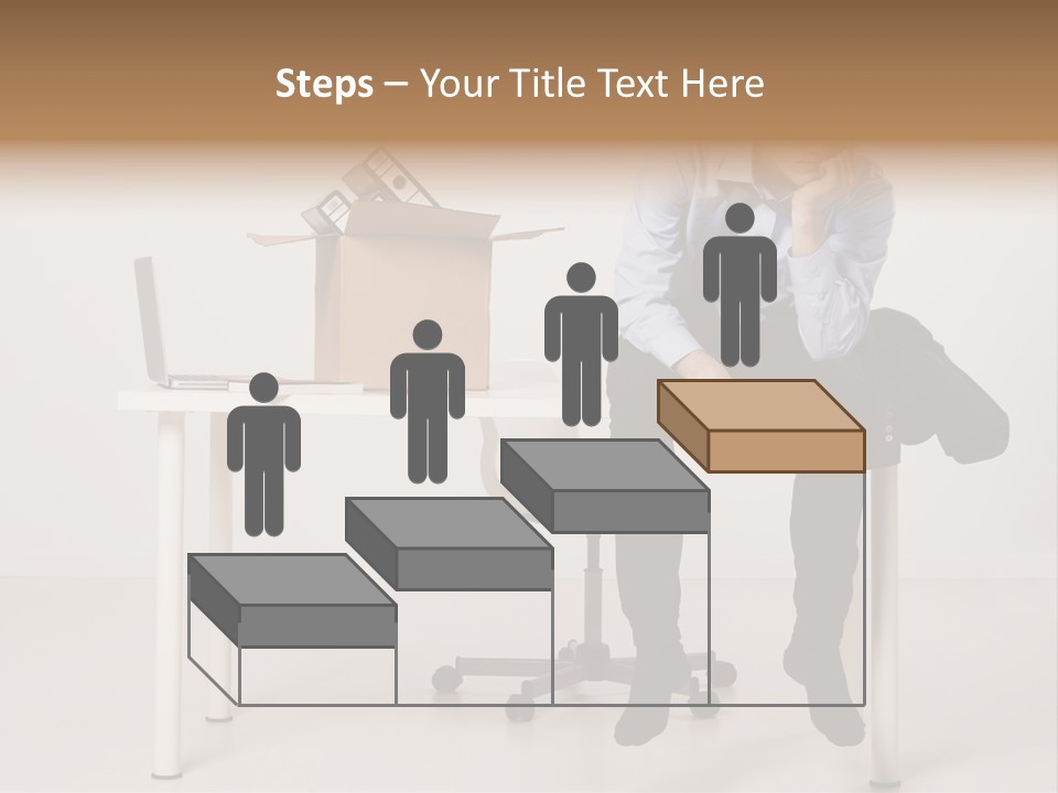 Grey Office Economy PowerPoint Template