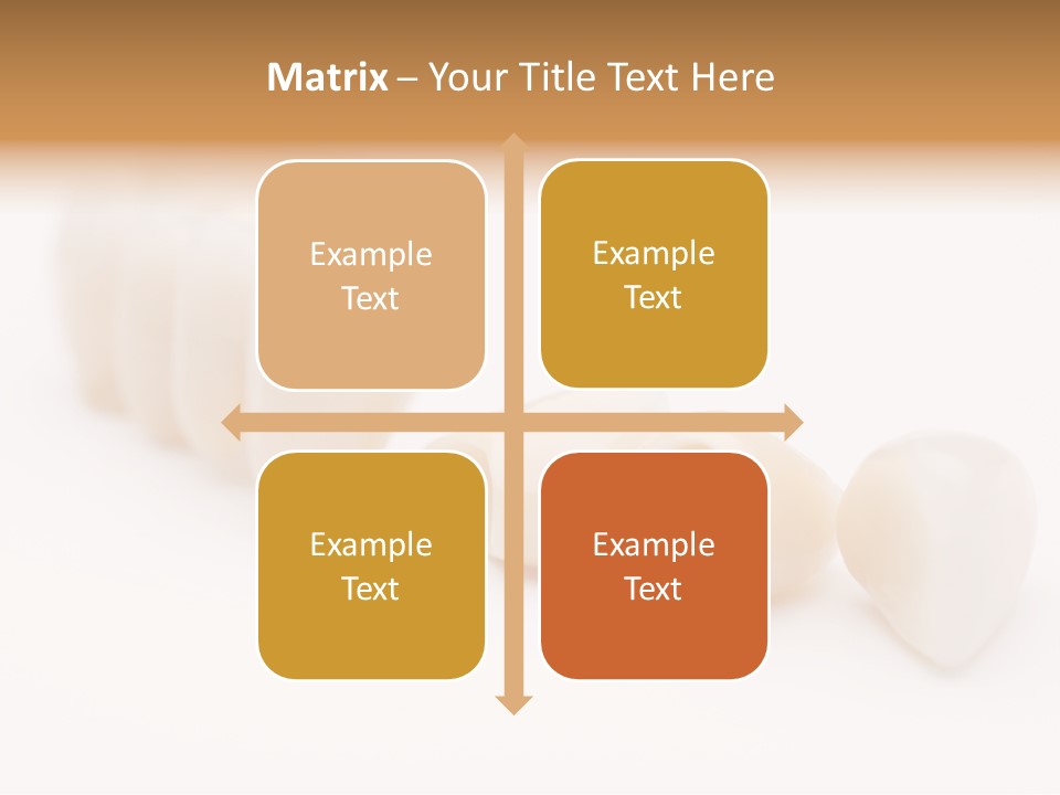 Precision Jaw Dental Crown PowerPoint Template