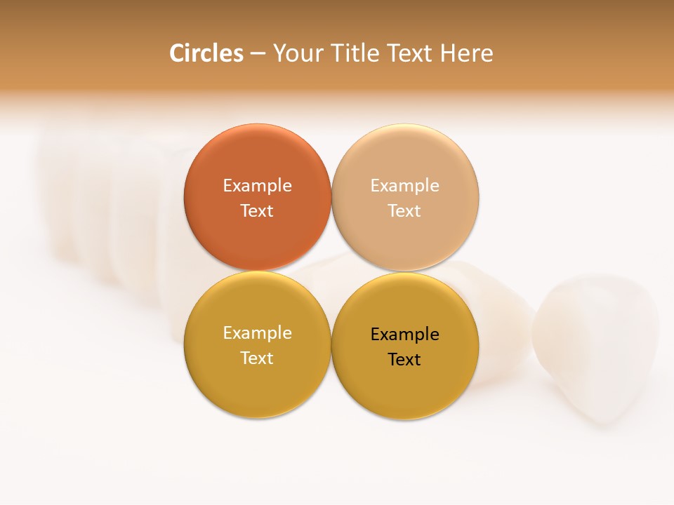 Precision Jaw Dental Crown PowerPoint Template