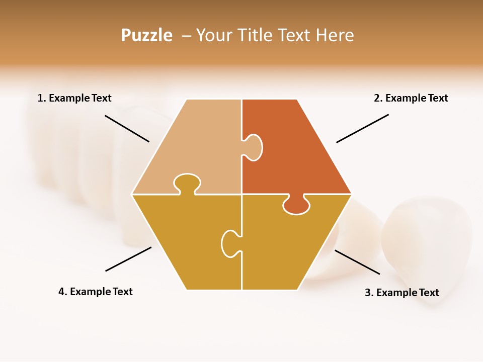 Precision Jaw Dental Crown PowerPoint Template