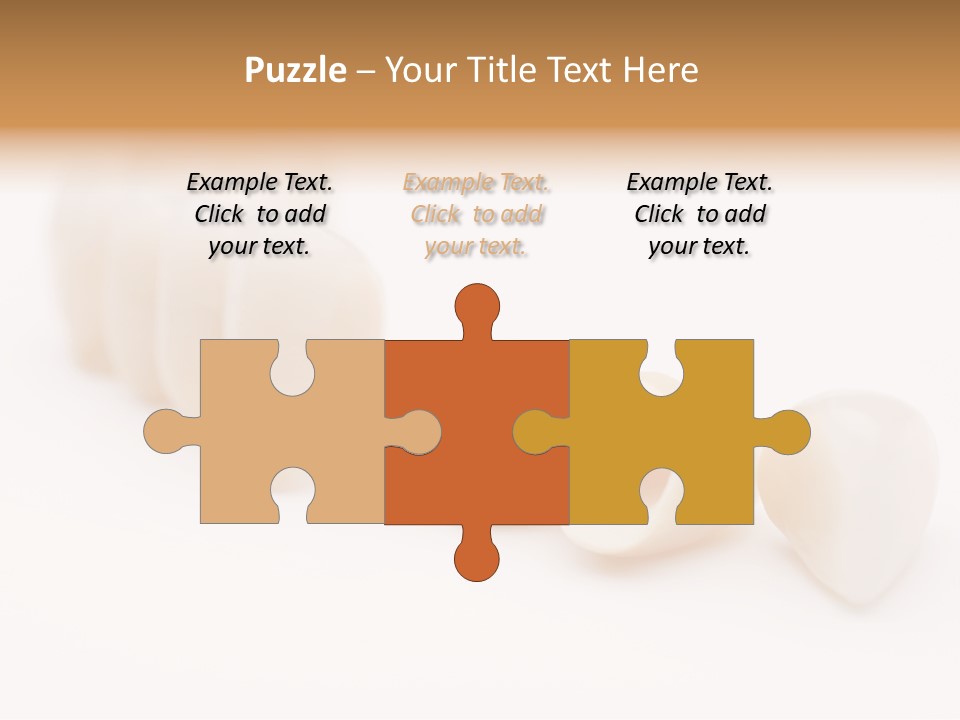Precision Jaw Dental Crown PowerPoint Template