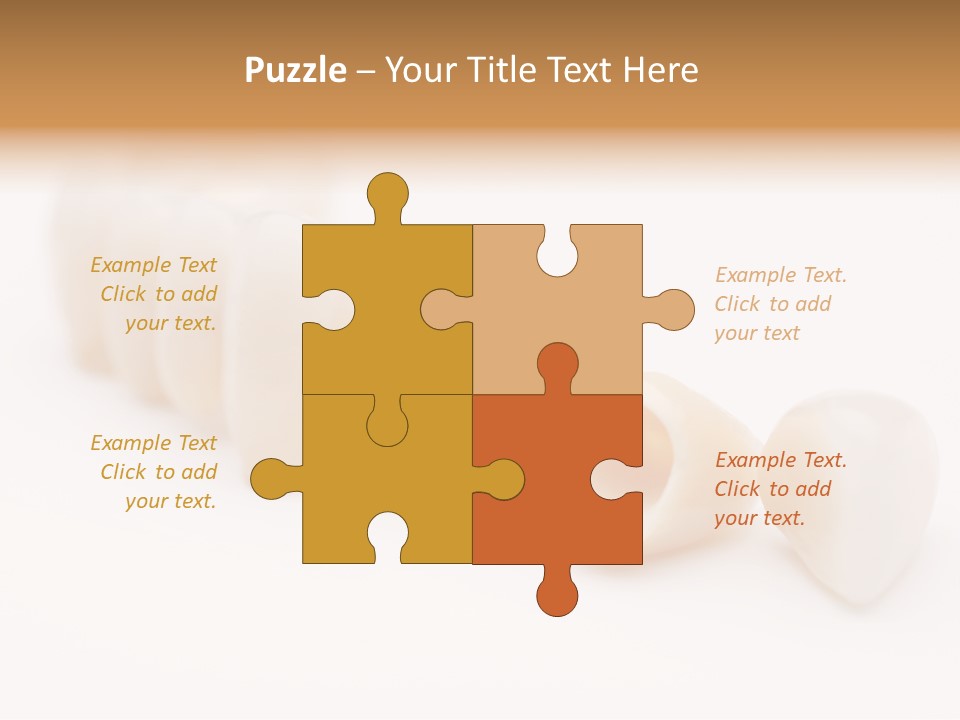Precision Jaw Dental Crown PowerPoint Template