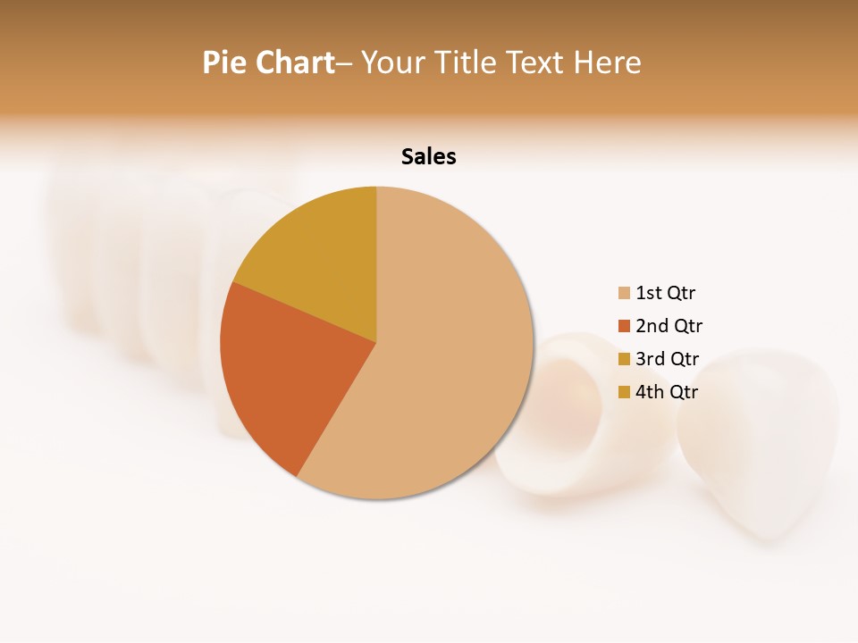 Precision Jaw Dental Crown PowerPoint Template