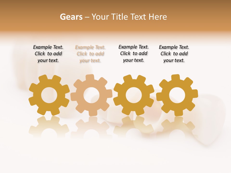 Precision Jaw Dental Crown PowerPoint Template