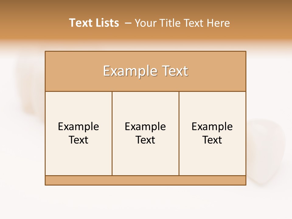 Precision Jaw Dental Crown PowerPoint Template