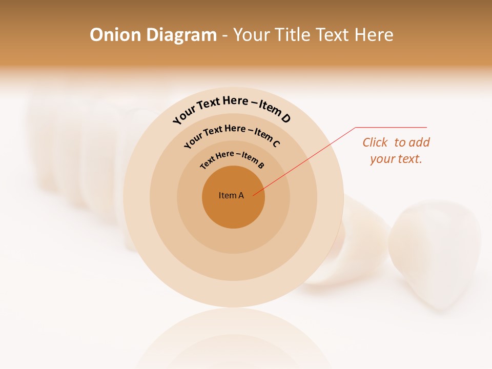 Precision Jaw Dental Crown PowerPoint Template