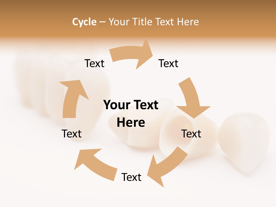 Precision Jaw Dental Crown PowerPoint Template