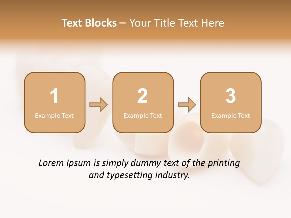 Precision Jaw Dental Crown PowerPoint Template