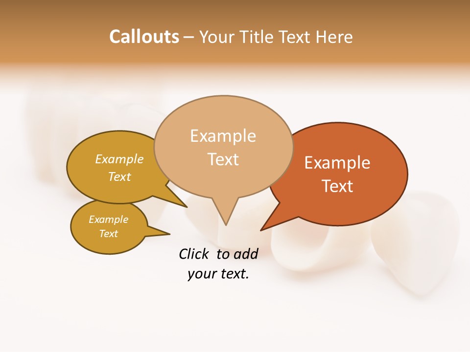 Precision Jaw Dental Crown PowerPoint Template